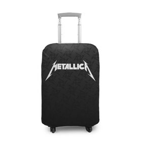 Чехол для чемодана 3D с принтом METALLICA (НА СПИНЕ) в Новосибирске, 86% полиэфир, 14% спандекс | двустороннее нанесение принта, прорези для ручек и колес | lindemann | lm | rammstein | rock | кристиан лоренц | линдеманн | лм | музыка | рамштайн | рок | тилль линдеманн