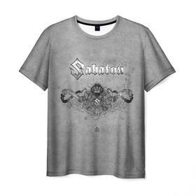 Мужская футболка 3D с принтом Sabaton в Новосибирске, 100% полиэфир | прямой крой, круглый вырез горловины, длина до линии бедер | metal | rock | sabaton | мерч | метал | рок | рок группа | рок музыка | рокер | сабатон | швеция