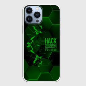 Чехол для iPhone 13 Pro Max с принтом Hack Cyberspace в Новосибирске,  |  | Тематика изображения на принте: cyberpunk | hack | hack cyberspace | hacker | абстракция | взлом | микросхема | минимализм | программер | программист | сеть | хакер