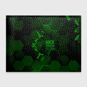 Обложка для студенческого билета с принтом Hack Cyberspace в Новосибирске, натуральная кожа | Размер: 11*8 см; Печать на всей внешней стороне | Тематика изображения на принте: cyberpunk | hack | hack cyberspace | hacker | абстракция | взлом | микросхема | минимализм | программер | программист | сеть | хакер