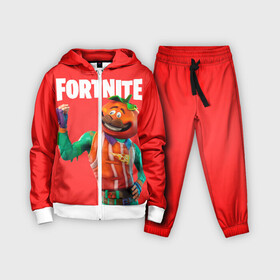 Детский костюм 3D с принтом Fortnite (Tomato) в Новосибирске,  |  | fortnite | game | like | mem | skin | skins | tomato | помидор | скин | томат | форнайн | форнайт | фортнайн | фортнайт