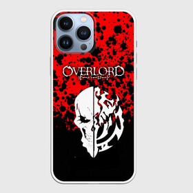 Чехол для iPhone 13 Pro Max с принтом Overlord Skull red в Новосибирске,  |  | Тематика изображения на принте: albedo | anime | momonga | narberal | overlord | shalltear. | альбедо | аниме | клементина | момонга | набэ | оверлорд | шалтир