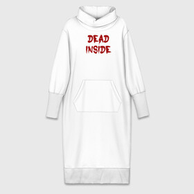 Платье удлиненное хлопок с принтом Dead inside в Новосибирске,  |  | dead inside | dont open dead inside | дед внутри | дед инсайд