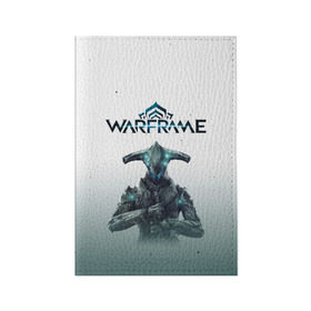 Обложка для паспорта матовая кожа с принтом WARFRAME Tenno в Новосибирске, натуральная матовая кожа | размер 19,3 х 13,7 см; прозрачные пластиковые крепления | 