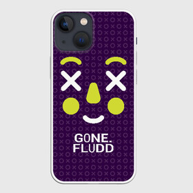 Чехол для iPhone 13 mini с принтом GONE.Fludd в Новосибирске,  |  | chaos | fludd | gone | gone fludd | gone.fludd | gonefludd | rap | гон | зашей | мамбл | русский | рэп | рэпер | сахарный | суперчуитс | флад | фладд | флексикон | хаос | человек | чизарп | чуитс | швепс | швепсово