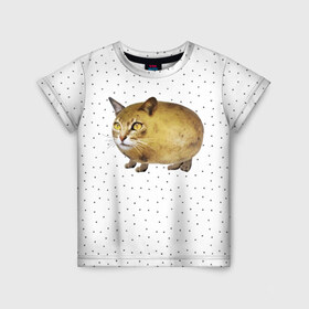 Детская футболка 3D с принтом ЧИЛИПИ*ДРИК в Новосибирске, 100% гипоаллергенный полиэфир | прямой крой, круглый вырез горловины, длина до линии бедер, чуть спущенное плечо, ткань немного тянется | internet | meme | memes | pikabu | интернет | картофель | картошка | киса | киска | кот | котенок | котик | коты | котята | кошки | мем | мемас | мемасы | мемы | пикабу | прикол | приколы | чикибряк | шутка | юмор