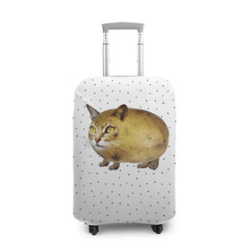 Чехол для чемодана 3D с принтом ЧИЛИПИ*ДРИК в Новосибирске, 86% полиэфир, 14% спандекс | двустороннее нанесение принта, прорези для ручек и колес | internet | meme | memes | pikabu | интернет | картофель | картошка | киса | киска | кот | котенок | котик | коты | котята | кошки | мем | мемас | мемасы | мемы | пикабу | прикол | приколы | чикибряк | шутка | юмор