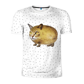 Мужская футболка 3D спортивная с принтом ЧИЛИПИ*ДРИК в Новосибирске, 100% полиэстер с улучшенными характеристиками | приталенный силуэт, круглая горловина, широкие плечи, сужается к линии бедра | Тематика изображения на принте: internet | meme | memes | pikabu | интернет | картофель | картошка | киса | киска | кот | котенок | котик | коты | котята | кошки | мем | мемас | мемасы | мемы | пикабу | прикол | приколы | чикибряк | шутка | юмор