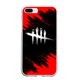 Чехол для iPhone 7Plus/8 Plus матовый с принтом DEAD BY DAYLIGHT в Новосибирске, Силикон | Область печати: задняя сторона чехла, без боковых панелей | dbd | dead by daylight | survival horror | дбд | мертвы к рассвету