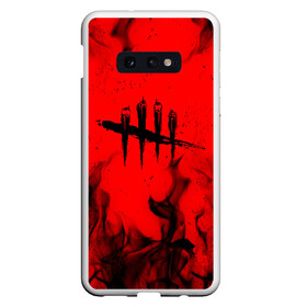 Чехол для Samsung S10E с принтом DEAD BY DAYLIGHT в Новосибирске, Силикон | Область печати: задняя сторона чехла, без боковых панелей | Тематика изображения на принте: dbd | dead by daylight | survival horror | дбд | мертвы к рассвету