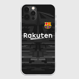 Чехол для iPhone 12 Pro с принтом Barcelona away gk 19-20 в Новосибирске, силикон | область печати: задняя сторона чехла, без боковых панелей | Тематика изображения на принте: barcelona | champions league | spain | ter stegen | барселона | испания | лига чемпионов | тер штеген