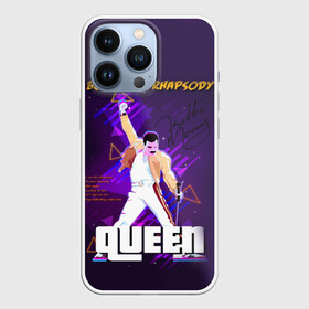 Чехол для iPhone 13 Pro с принтом Queen в Новосибирске,  |  | bohemian | brian | freddie | john | mercury | must go on | queen | rhapsody | roger | taylor | the miracle | the show | богемская | рапсодия | роджер тейлор | фредди меркьюри