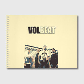 Альбом для рисования с принтом Volbeat в Новосибирске, 100% бумага
 | матовая бумага, плотность 200 мг. | groove metal | hardcore | psychobilly | volbeat | волбит