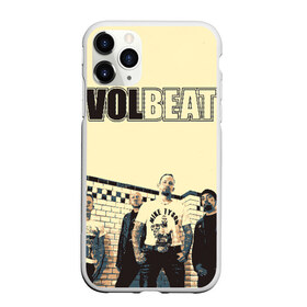 Чехол для iPhone 11 Pro Max матовый с принтом Volbeat в Новосибирске, Силикон |  | groove metal | hardcore | psychobilly | volbeat | волбит