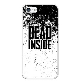 Чехол для iPhone 5/5S матовый с принтом Dead Inside в Новосибирске, Силикон | Область печати: задняя сторона чехла, без боковых панелей | dead | dota | inside | аниме | внутри | гуль | дэд | инсайд | мертвец | мертвый | токийский