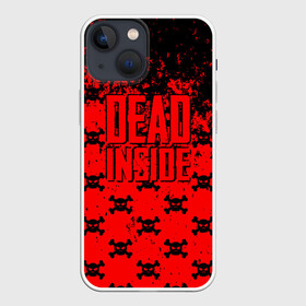 Чехол для iPhone 13 mini с принтом Dead Inside в Новосибирске,  |  | dead | dota | inside | аниме | внутри | гуль | дэд | инсайд | мертвец | мертвый | токийский