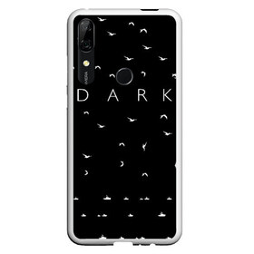 Чехол для Honor P Smart Z с принтом DARK - Birds (Тьма) в Новосибирске, Силикон | Область печати: задняя сторона чехла, без боковых панелей | 1921 | 1953 | 1986 | 2019 | 2052 | dark | future | jonas | logo | mikkel | mundus | no future | portal | sic | будущего | йонас | лого | логотип | миккель | надпись | нет | портал | сериал | сериалы | символ | тьма