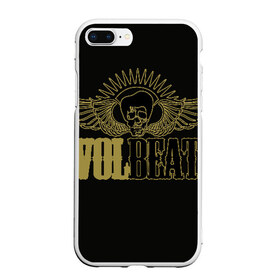 Чехол для iPhone 7Plus/8 Plus матовый с принтом Volbeat в Новосибирске, Силикон | Область печати: задняя сторона чехла, без боковых панелей | groove metal | hardcore | psychobilly | volbeat | волбит