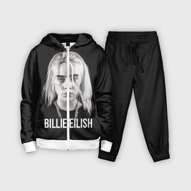 Детский костюм 3D с принтом BILLIE EILISH в Новосибирске,  |  | ayelish | bad guy | bellyache | bilie eilish | bilie elish | billie | billie eilish | eilish | electronic | elish | music | били айлиш | билли айлиш | эйлиш | элиш