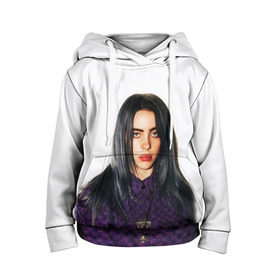 Детская толстовка 3D с принтом BILLIE EILISH в Новосибирске, 100% полиэстер | двухслойный капюшон со шнурком для регулировки, мягкие манжеты на рукавах и по низу толстовки, спереди карман-кенгуру с мягким внутренним слоем | ayelish | bad guy | bellyache | bilie eilish | bilie elish | billie | billie eilish | eilish | electronic | elish | music | били айлиш | билли айлиш | эйлиш | элиш