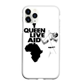 Чехол для iPhone 11 Pro Max матовый с принтом Queen LIVE AID в Новосибирске, Силикон |  | Тематика изображения на принте: bohemian | brian | freddie | john | mercury | must go on | queen | rhapsody | roger | taylor | the miracle | the show | богемская | рапсодия | роджер тейлор | фредди меркьюри