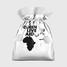 Подарочный 3D мешок с принтом Queen LIVE AID в Новосибирске, 100% полиэстер | Размер: 29*39 см | bohemian | brian | freddie | john | mercury | must go on | queen | rhapsody | roger | taylor | the miracle | the show | богемская | рапсодия | роджер тейлор | фредди меркьюри