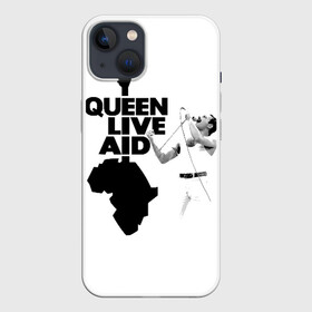 Чехол для iPhone 13 с принтом Queen LIVE AID в Новосибирске,  |  | bohemian | brian | freddie | john | mercury | must go on | queen | rhapsody | roger | taylor | the miracle | the show | богемская | рапсодия | роджер тейлор | фредди меркьюри