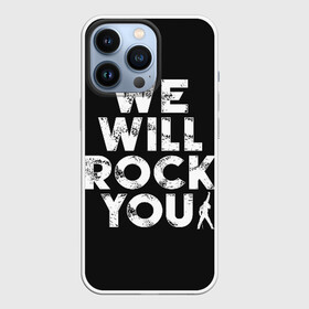 Чехол для iPhone 13 Pro с принтом We Will Rock You в Новосибирске,  |  | Тематика изображения на принте: bohemian | brian | freddie | john | mercury | must go on | queen | rhapsody | roger | taylor | the miracle | the show | богемская | рапсодия | роджер тейлор | фредди меркьюри