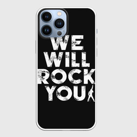 Чехол для iPhone 13 Pro Max с принтом We Will Rock You в Новосибирске,  |  | bohemian | brian | freddie | john | mercury | must go on | queen | rhapsody | roger | taylor | the miracle | the show | богемская | рапсодия | роджер тейлор | фредди меркьюри