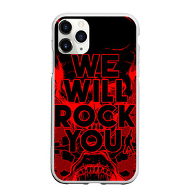 Чехол для iPhone 11 Pro матовый с принтом We Will Rock You в Новосибирске, Силикон |  | bohemian | brian | freddie | john | mercury | must go on | queen | rhapsody | roger | taylor | the miracle | the show | богемская | рапсодия | роджер тейлор | фредди меркьюри