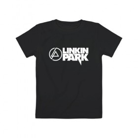 Детская футболка хлопок с принтом LINKIN PARK в Новосибирске, 100% хлопок | круглый вырез горловины, полуприлегающий силуэт, длина до линии бедер | chester bennington | linkin park | mike shinoda | линкин парк