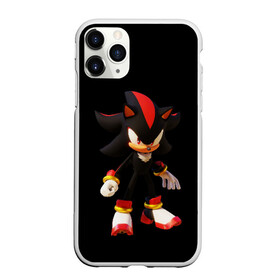 Чехол для iPhone 11 Pro Max матовый с принтом Shadow в Новосибирске, Силикон |  | hedgehog | metal sonic | shadow | silver | silver the hedgehog | sonic | sonic boom | sonic the hedgehog | еж | ёж сонник | ежик | игры | соник | фильмы | черный соник | шедоу