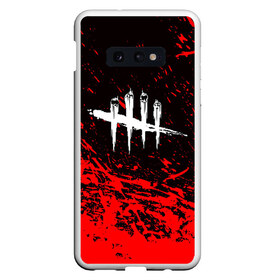 Чехол для Samsung S10E с принтом DEAD BY DAYLIGHT в Новосибирске, Силикон | Область печати: задняя сторона чехла, без боковых панелей | dbd | dead by daylight | survival horror | дбд | мертвы к рассвету