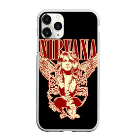 Чехол для iPhone 11 Pro Max матовый с принтом Nirvana в Новосибирске, Силикон |  | bleach | blew | cobain | dave | geffen | hormoaning | in utero | incesticide | krist | kurt | nevermind | nirvana | novoselic | rock | vevo | геффен | курт кобейн | нирвана | рок