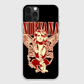 Чехол для iPhone 12 Pro Max с принтом Nirvana в Новосибирске, Силикон |  | Тематика изображения на принте: bleach | blew | cobain | dave | geffen | hormoaning | in utero | incesticide | krist | kurt | nevermind | nirvana | novoselic | rock | vevo | геффен | курт кобейн | нирвана | рок