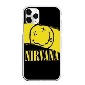 Чехол для iPhone 11 Pro Max матовый с принтом Nirvana в Новосибирске, Силикон |  | bleach | blew | cobain | dave | geffen | hormoaning | in utero | incesticide | krist | kurt | nevermind | nirvana | novoselic | rock | vevo | геффен | курт кобейн | нирвана | рок