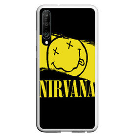 Чехол для Honor P30 с принтом Nirvana в Новосибирске, Силикон | Область печати: задняя сторона чехла, без боковых панелей | bleach | blew | cobain | dave | geffen | hormoaning | in utero | incesticide | krist | kurt | nevermind | nirvana | novoselic | rock | vevo | геффен | курт кобейн | нирвана | рок