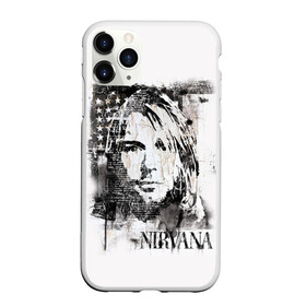 Чехол для iPhone 11 Pro Max матовый с принтом Kurt Cobain в Новосибирске, Силикон |  | bleach | blew | cobain | dave | geffen | hormoaning | in utero | incesticide | krist | kurt | nevermind | nirvana | novoselic | rock | vevo | геффен | курт кобейн | нирвана | рок