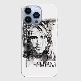 Чехол для iPhone 13 Pro с принтом Kurt Cobain в Новосибирске,  |  | Тематика изображения на принте: bleach | blew | cobain | dave | geffen | hormoaning | in utero | incesticide | krist | kurt | nevermind | nirvana | novoselic | rock | vevo | геффен | курт кобейн | нирвана | рок