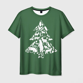Мужская футболка 3D с принтом Дерево жизней в Новосибирске, 100% полиэфир | прямой крой, круглый вырез горловины, длина до линии бедер | Тематика изображения на принте: пожары в сибири | посади дерево | сибирь | сибирь горит | спасите сибирь