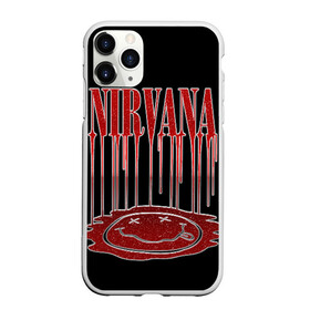 Чехол для iPhone 11 Pro Max матовый с принтом Nirvana в Новосибирске, Силикон |  | bleach | blew | cobain | dave | geffen | hormoaning | in utero | incesticide | krist | kurt | nevermind | nirvana | novoselic | rock | vevo | геффен | курт кобейн | нирвана | рок