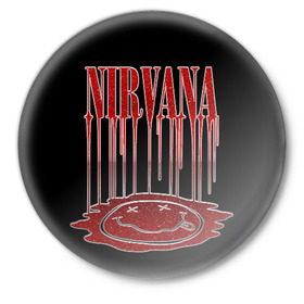 Значок с принтом Nirvana в Новосибирске,  металл | круглая форма, металлическая застежка в виде булавки | bleach | blew | cobain | dave | geffen | hormoaning | in utero | incesticide | krist | kurt | nevermind | nirvana | novoselic | rock | vevo | геффен | курт кобейн | нирвана | рок