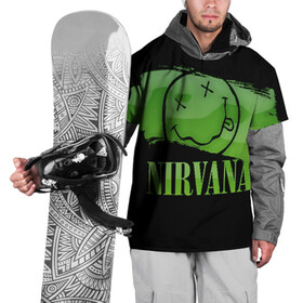 Накидка на куртку 3D с принтом Nirvana в Новосибирске, 100% полиэстер |  | Тематика изображения на принте: bleach | blew | cobain | dave | geffen | hormoaning | in utero | incesticide | krist | kurt | nevermind | nirvana | novoselic | rock | vevo | геффен | курт кобейн | нирвана | рок