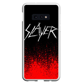 Чехол для Samsung S10E с принтом SLAYER (14) в Новосибирске, Силикон | Область печати: задняя сторона чехла, без боковых панелей | metal | music | rock | slayer | метал | музыка | рок