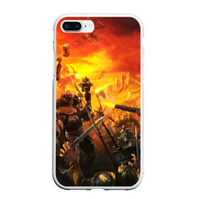 Чехол для iPhone 7Plus/8 Plus матовый с принтом WARHAMMER 40K в Новосибирске, Силикон | Область печати: задняя сторона чехла, без боковых панелей | abaddon | armada | battlefleet gothic | black legion | warhammer 40k | абаддон | чёрный легион