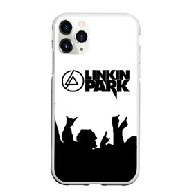 Чехол для iPhone 11 Pro матовый с принтом LINKIN PARK ЛИНКИН ПАРК в Новосибирске, Силикон |  | chester bennington | linkin park | mike shinoda | линкин парк