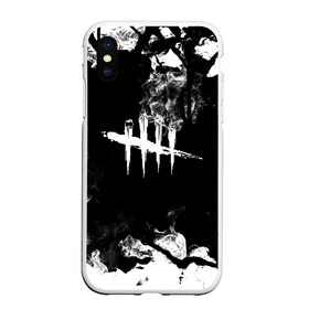 Чехол для iPhone XS Max матовый с принтом DEAD BY DAYLIGHT в Новосибирске, Силикон | Область печати: задняя сторона чехла, без боковых панелей | dbd | dead by daylight | survival horror | дбд | мертвы к рассвету