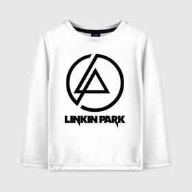 Детский лонгслив хлопок с принтом LINKIN PARK в Новосибирске, 100% хлопок | круглый вырез горловины, полуприлегающий силуэт, длина до линии бедер | chester bennington | linkin park | mike shinoda | линкин парк