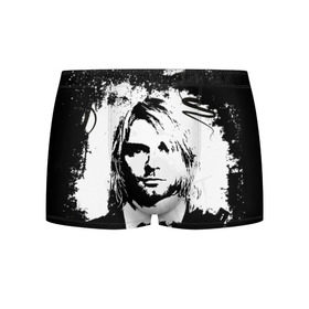 Мужские трусы 3D с принтом Kurt Cobain в Новосибирске, 50% хлопок, 50% полиэстер | классическая посадка, на поясе мягкая тканевая резинка | Тематика изображения на принте: bleach | blew | cobain | dave | geffen | hormoaning | in utero | incesticide | krist | kurt | nevermind | nirvana | novoselic | rock | vevo | геффен | курт кобейн | нирвана | рок