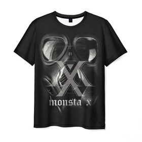 Мужская футболка 3D с принтом Monsta X в Новосибирске, 100% полиэфир | прямой крой, круглый вырез горловины, длина до линии бедер | dramarama | edm | hyungwon | idol | im | j pop | jooheon | k pop | kihyun | kpop | minhyuk | mv | shownu | the code | wonho | вонхо | монста х | хип хоп